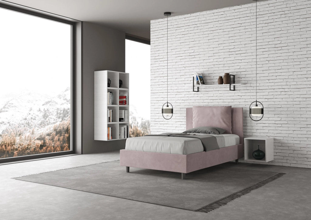 Letto 1 Piazza e Mezzo 120x210 cm Senza Rete Antea Glicine