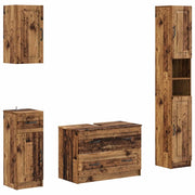 Set di Mobili da Bagno da 4 Pezzi UTRECHT Legno antico 3417979