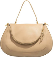 Borsa a Mano in Pelle Naturale con LED Sole Toaster