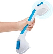 Manubrio per docce senza perforazione per anziani - manubrio per docce con morsetto per anziani - ausilio per donne incinte/lesioni - carico di 113 kg - manubrio con morsetto da 43 cm