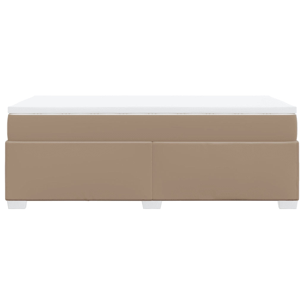 Giroletto a Molle con Materasso Cappuccino 90x200 cm Similpelle 3285196