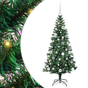 Albero di Natale | Decorazioni natalizie artificiale con luci integrate Verde 150 cm