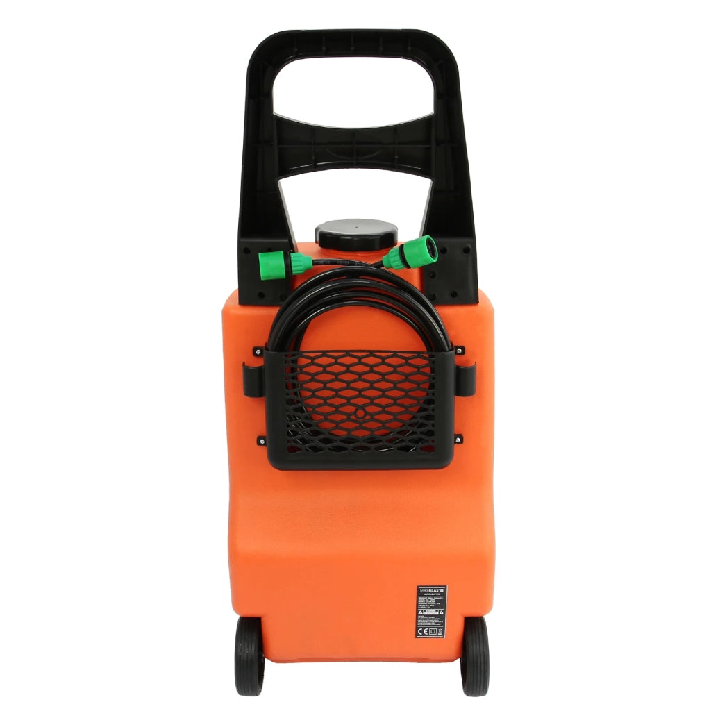 Carrello Acqua 30L con Tubo 7m e Spruzzatore Ricaricabile da Giardino
