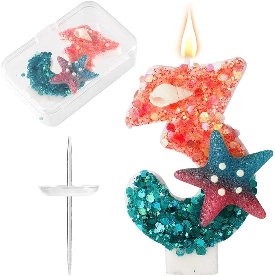 Decorazione per torta Zeemeermin - 7,5 x 4 cm - Decorazione per festa