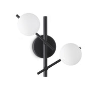 Applique Atlas 2 Luci G9 Nero