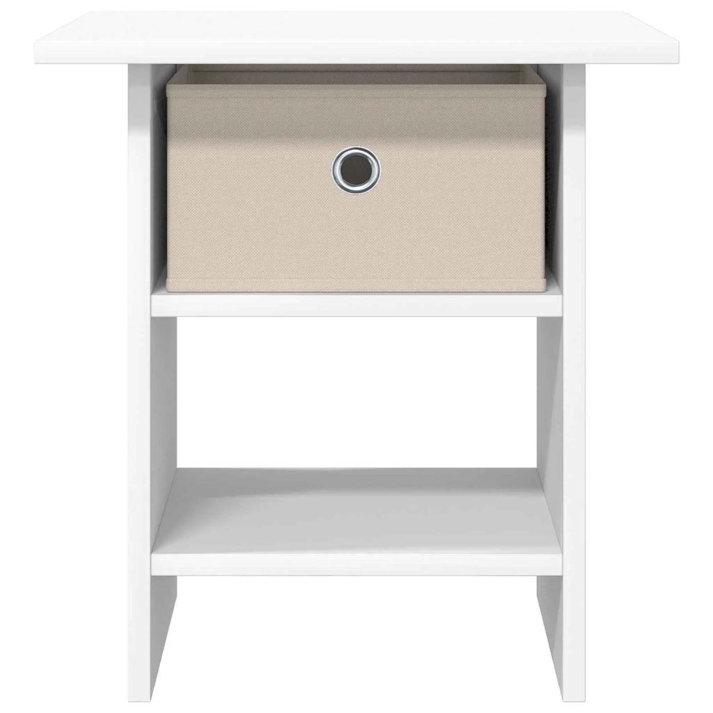 Comodino con cassetto Bianco 41 x 40 x 45 cm Legno multistrato 8000436