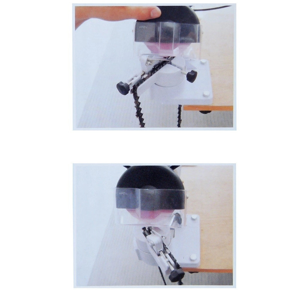 Trade Shop - Affila Catene Affilacatena Motosega Moteseghe 150w 5000 Rpm 3 Dischi Qt8700 -