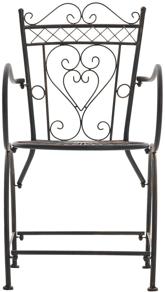 Sedia Giardino Sheela in Metallo bronzo