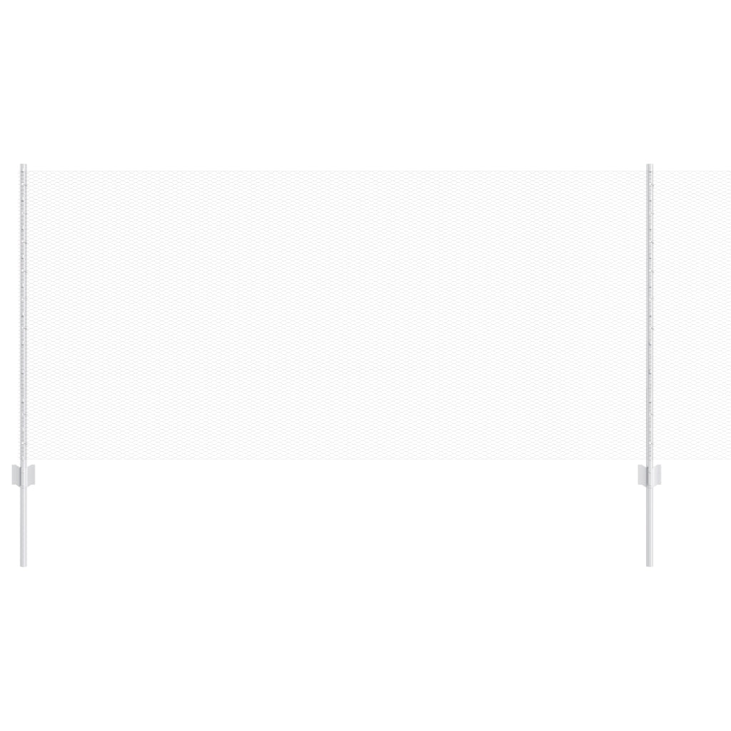 Pali per Recinzione  10 pz Canale a U 100 cm Acciaio Zincato
