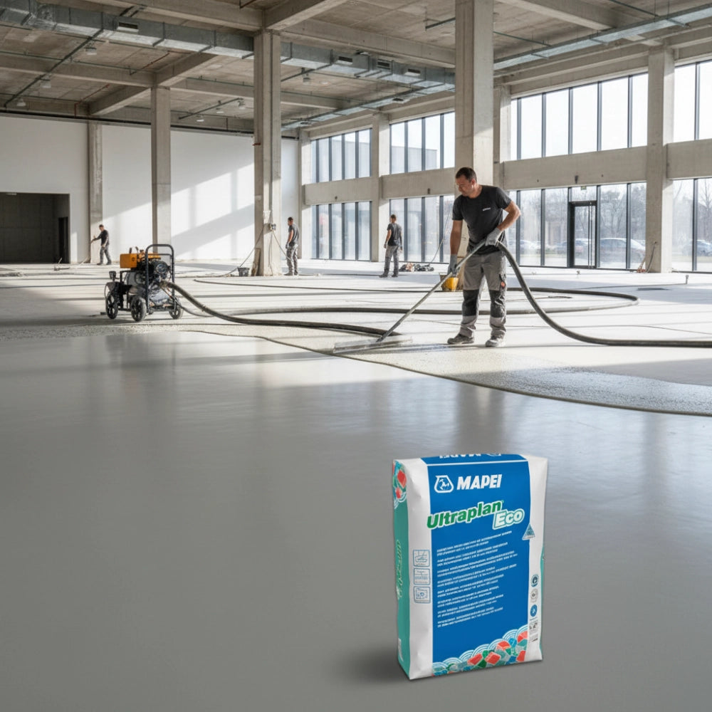 Lisciatura autolivellante per interni mapei ultraplan eco 23 kg