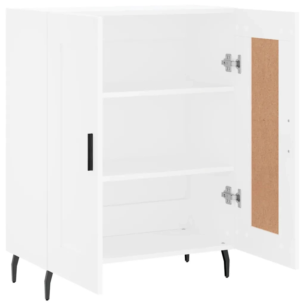 Credenza-Buffet-Armadio da cucina Bianca 69,5x34x90 cm in Legno Multistrato 206680