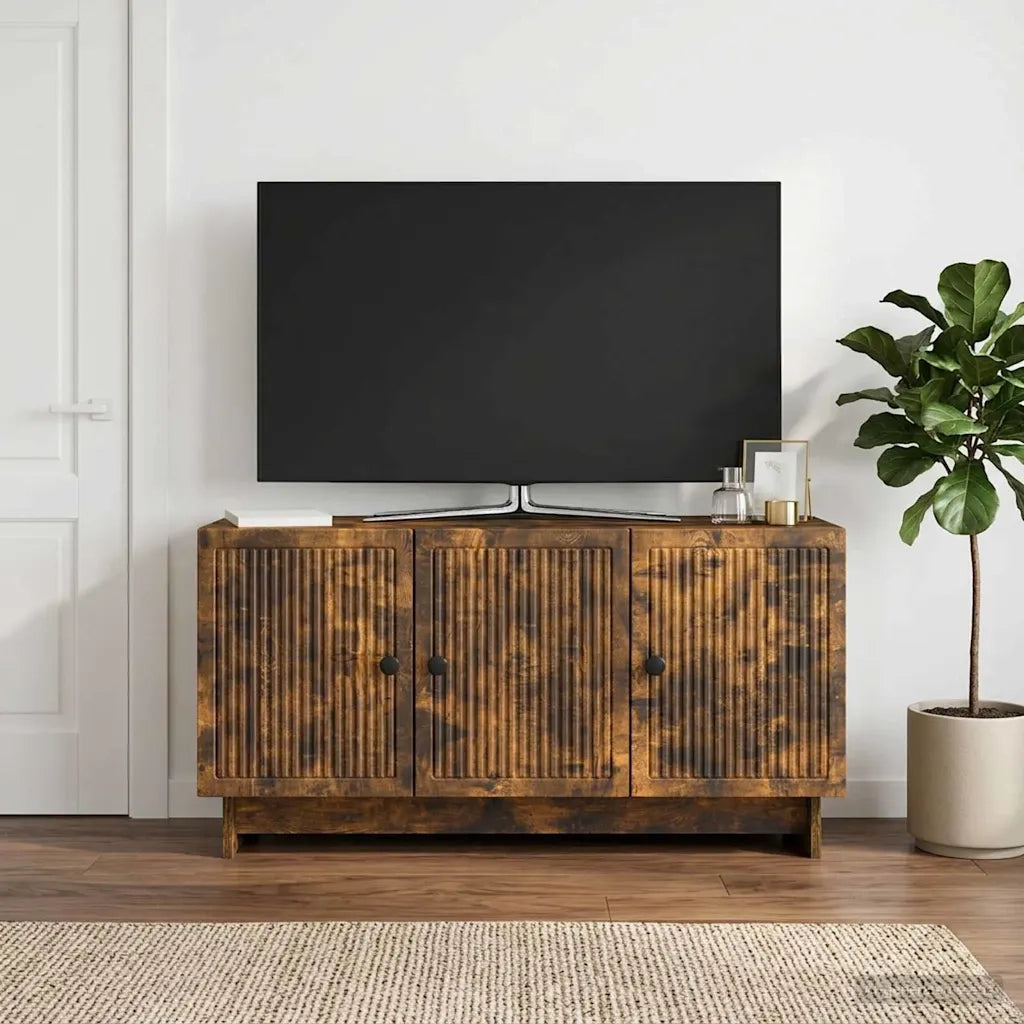 Mobile TV 99 x 34,5 x 50 cm Rovere Fumo Legno ingegnerizzato 894030