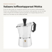Caffettiera Espresso a Vapore per Fornello - 30 ml - In Alluminio - 1 Caffè - Per Uso Domestico/Ufficio