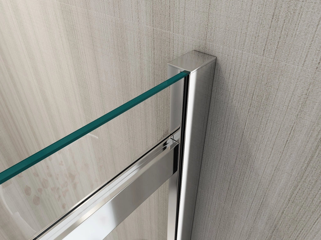 Box doccia un lato scorrevole cristallo 8mm h.190cm Sicena Mibron Trasparente 8mm,180 cm