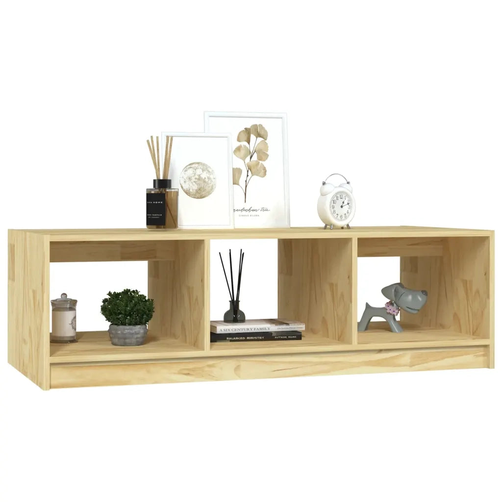 Tavolino da Salotto 110x50x34 cm Legno Massello di Pino 809912