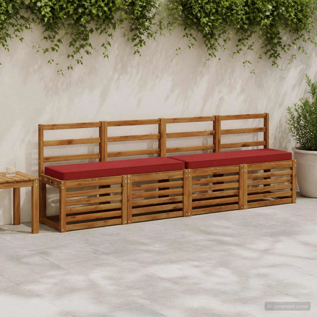 Cuscini per Panchina a 2 Pezzi VUGHT 2 pcs 100% Poliestere 950587