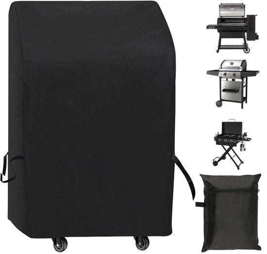 Barbecue coprioggetto impermeabile e resistente al tempo - 1 pezzo - nero - 420D tessuto Oxford - 82 x 66 x 110 cm