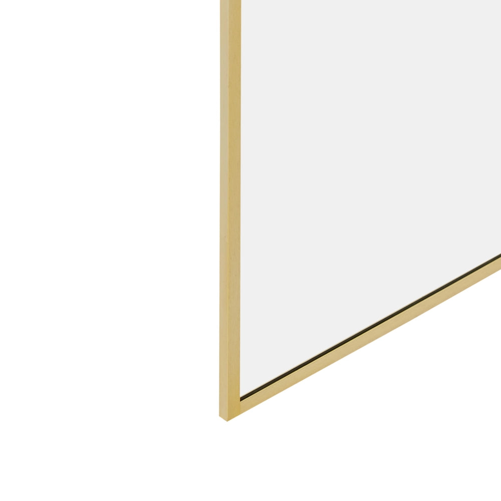 Schermo doccia oro in vetro temperato con cornice in acciaio inox Wet Room Bagno senza porte 90 x 190 cm