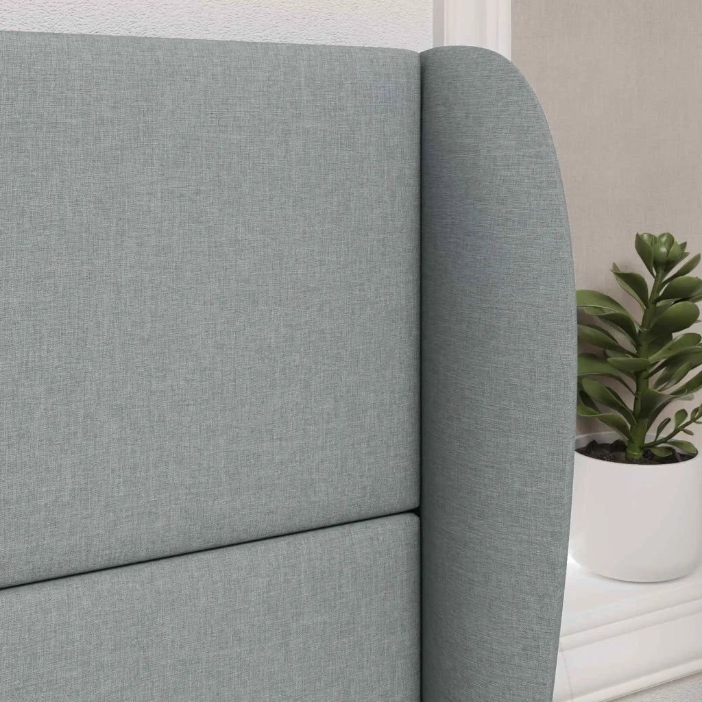 Orecchia della Testata Grigio chiaro 80 x 23 x 6 cm Tessuto CFW5035708