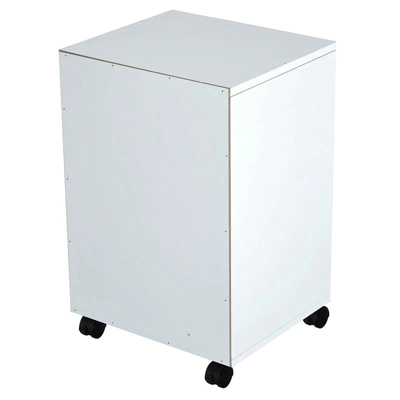 CASSETTIERA PORTADOCUMENTI DA UFFICIO IN LEGNO CON 2 SCOMPARTI 40X35X60 CM