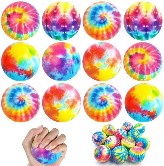 Sfere di schiuma 12 pezzi - Palline antistress per bambini/adulti - Giocattoli antistress - Palline da stringere - Molli/comodi - Riducono lo stress