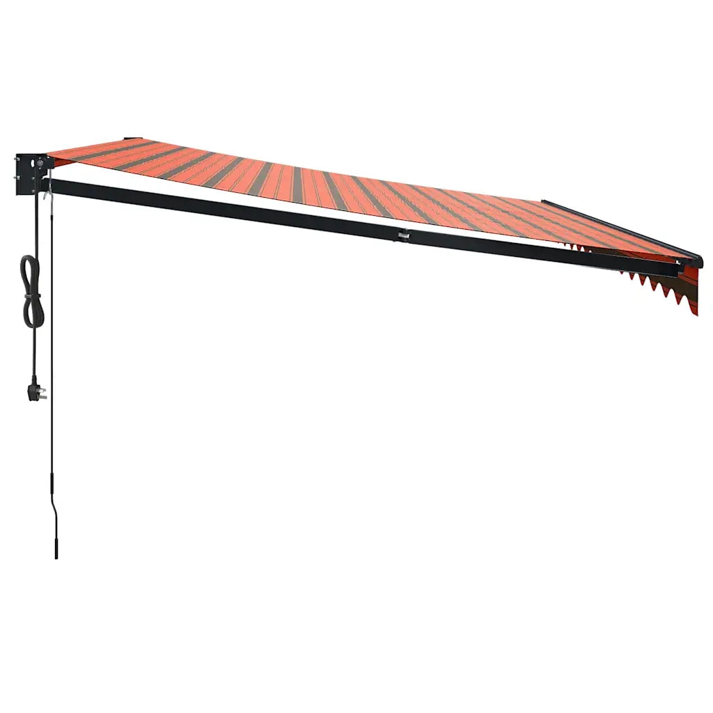 Tenda Sole Automatica Retrattile Arancione e Marrone 4x3 m 3154518