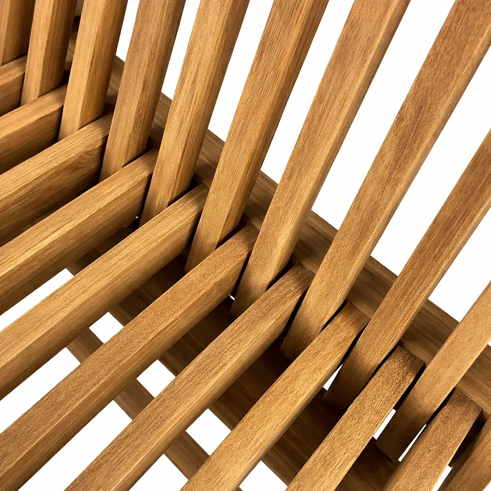 Set di 2 Sedie Pieghevoli in Teak – Pinta