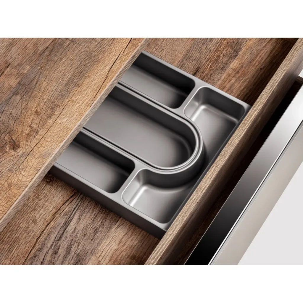 Mobile sottolavabo VANTA taupe 80 cm – modello sospeso con 2 cassetti