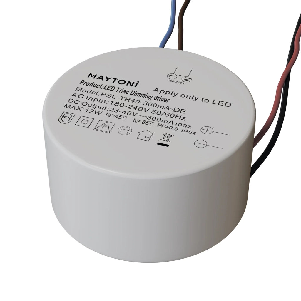 Maytoni Fonte di Alimentazione Triac 12W dimmerabile bianco materie plastiche