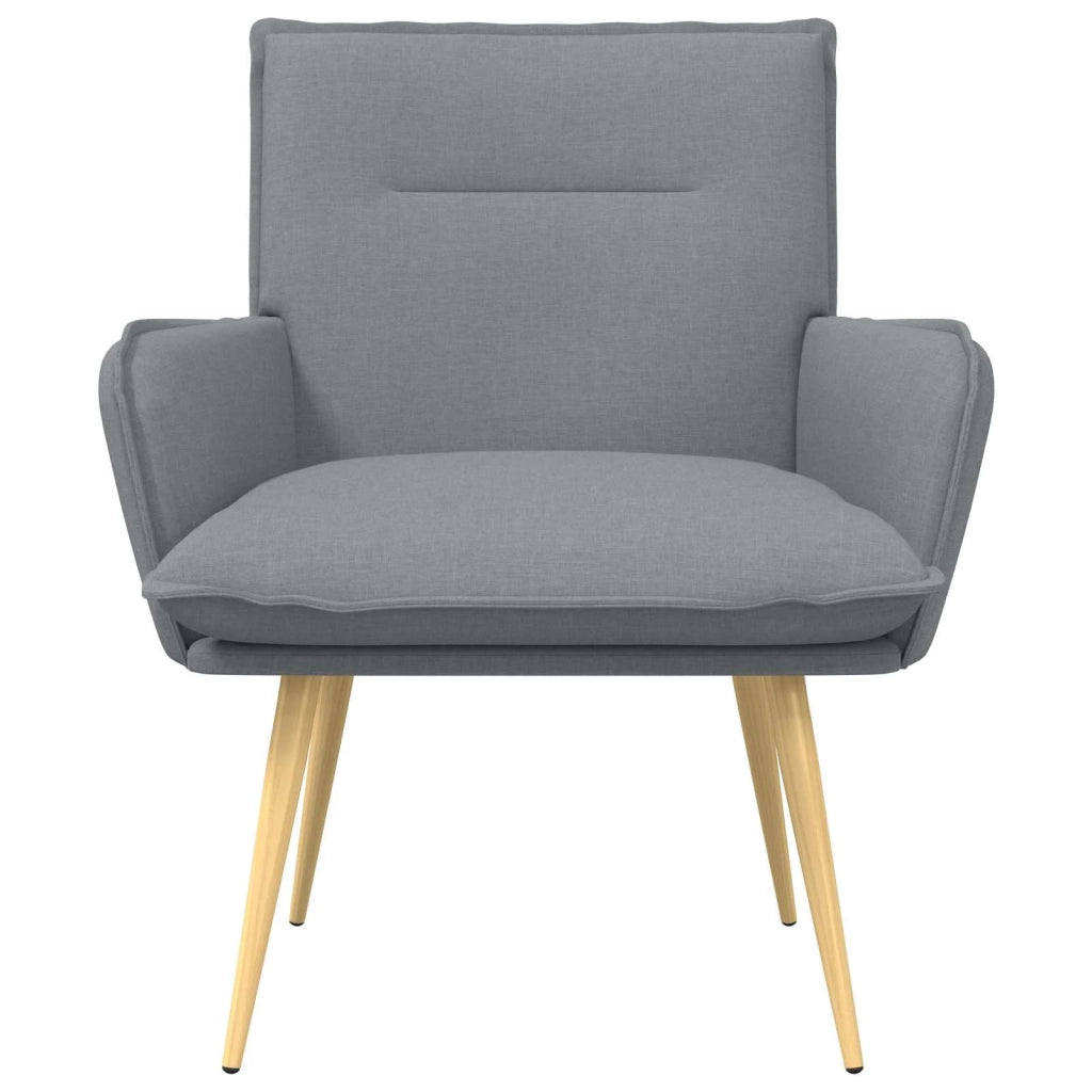 Poltrona Grigio Chiaro Tessuto 42047698