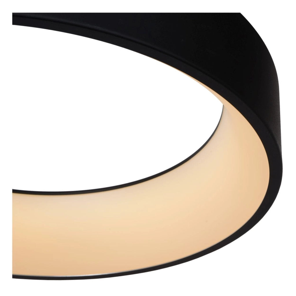 Lampada a sospensione Lucide Talowe LED 39W nera Ø60