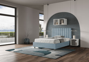 Letto 1 Piazza e Mezzo 120x190 cm Senza Rete Agueda Azzurro