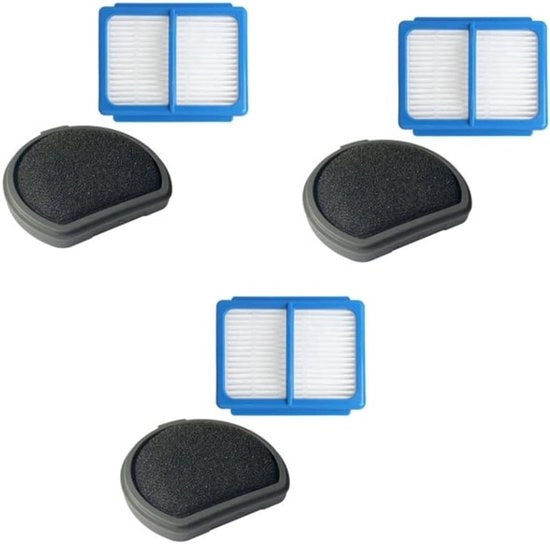 Filtro 6 pezzi adatto per aspirapolvere AEG QX9 in acciaio - Componente aspirapolvere - Filtro
