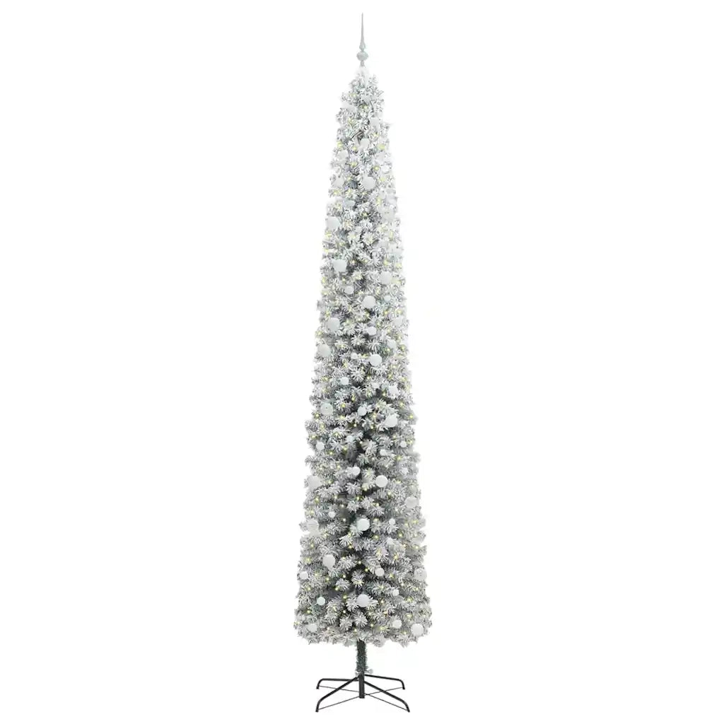 Albero di Natale artificiale con 300 LED Verde 270 cm 3395056