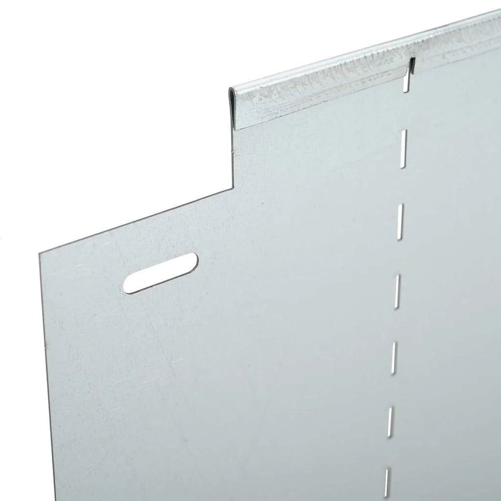 Bordure per prato 10 pz Argento 100 x 25 x 0,07 cm CFW2356516