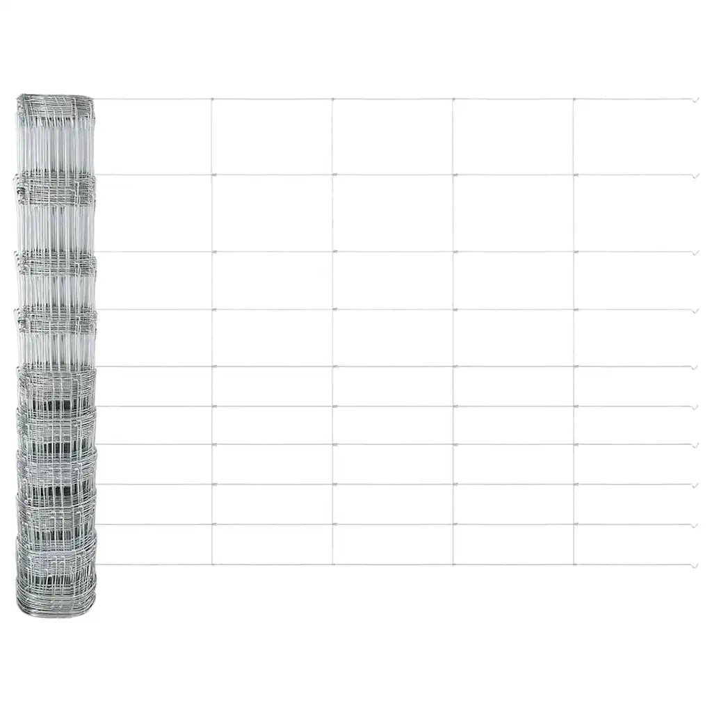 Palo della recinzione Zincato 50 x 1,2 m Acciaio