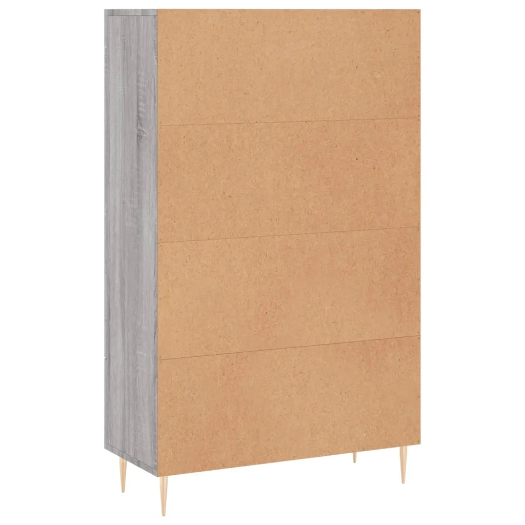 Credenza-Buffet-Armadio da cucina Grigio Sonoma 69,5x31x115 cm in Legno Multistrato 306558