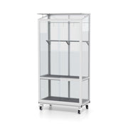Serra da Balcone Polis 350 con Ruote Alluminio Anodizzato 81x43x158 cm
