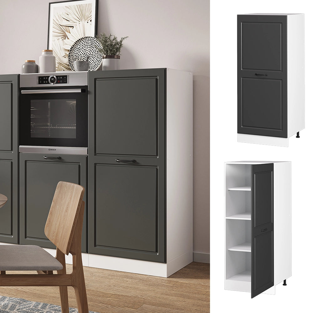 Vicco mobile cucina dispensa Antracite casa di campagna 60 cm
