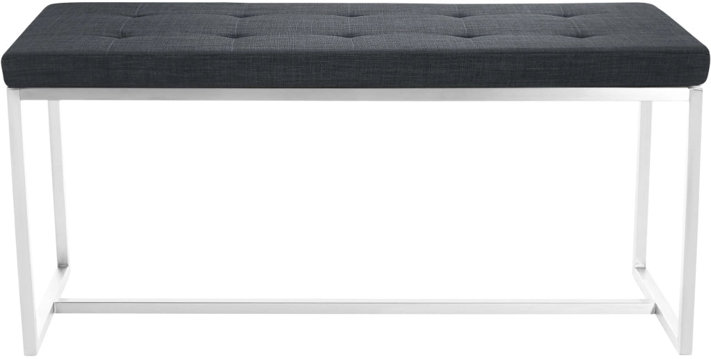 Panchina Barci in tessuto grigio scuro