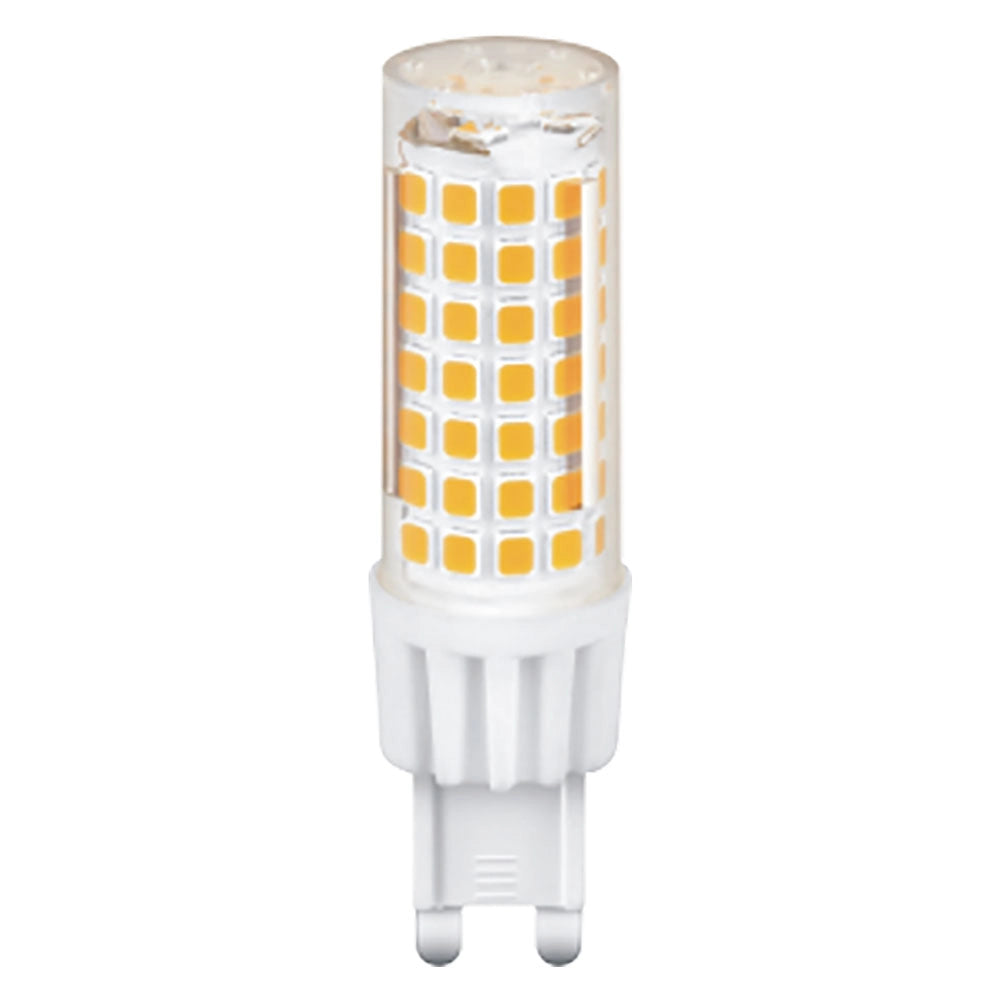 LAMPADA A LED IN CERAMICA 'G9' L.CALDA 3000K 3 W 350 lumen (30W)- 10 pezzi  - NOVAITALIA