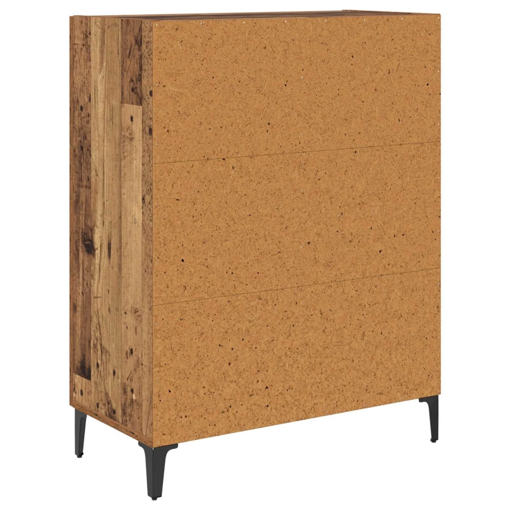 Credenza | Madia | Buffet da pranzo | Armadio da pranzo Legno vecchio 69,5 x 34 x 90 cm Legno multistrato