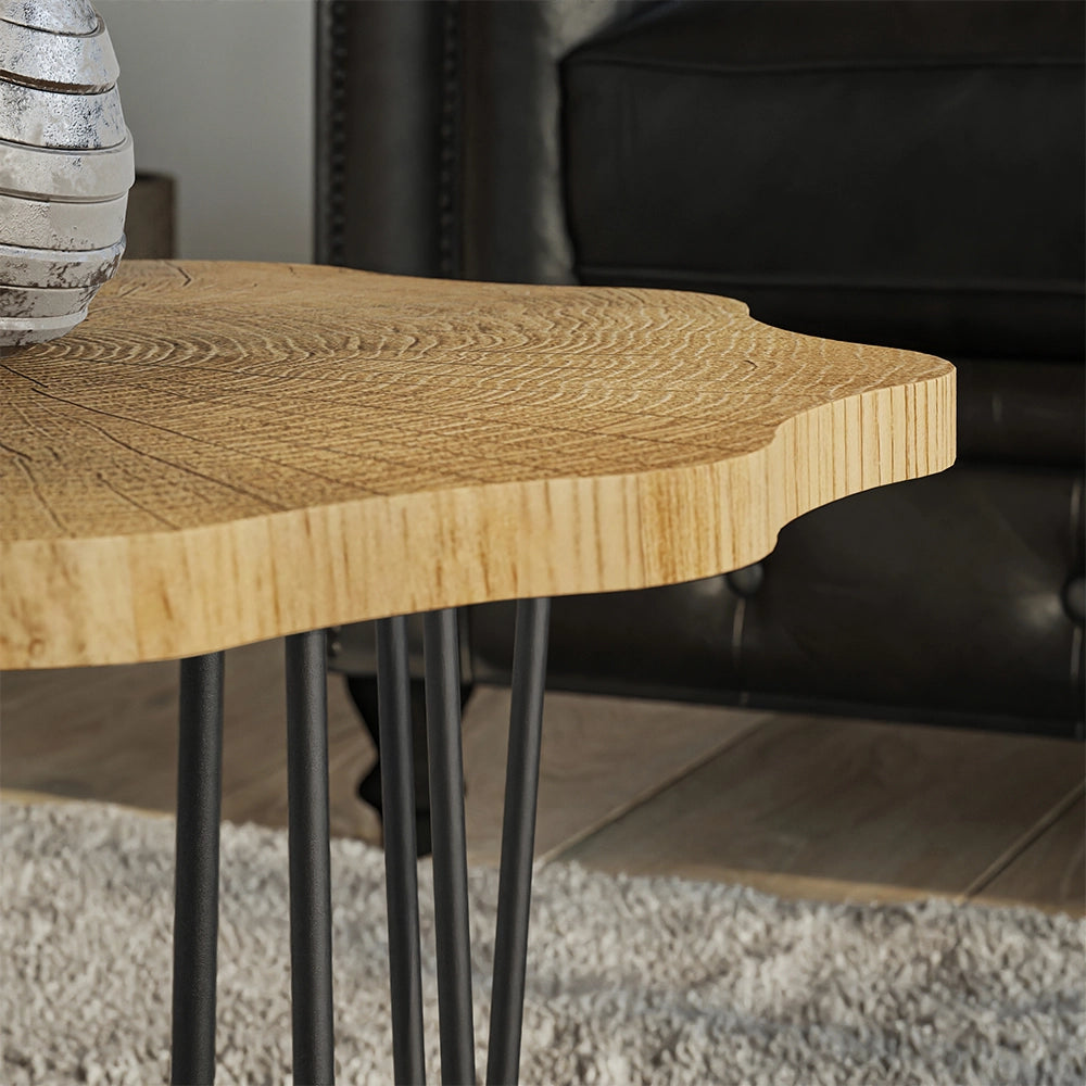 Vicco Tavolino da salotto Rovere 60 x 60 cm