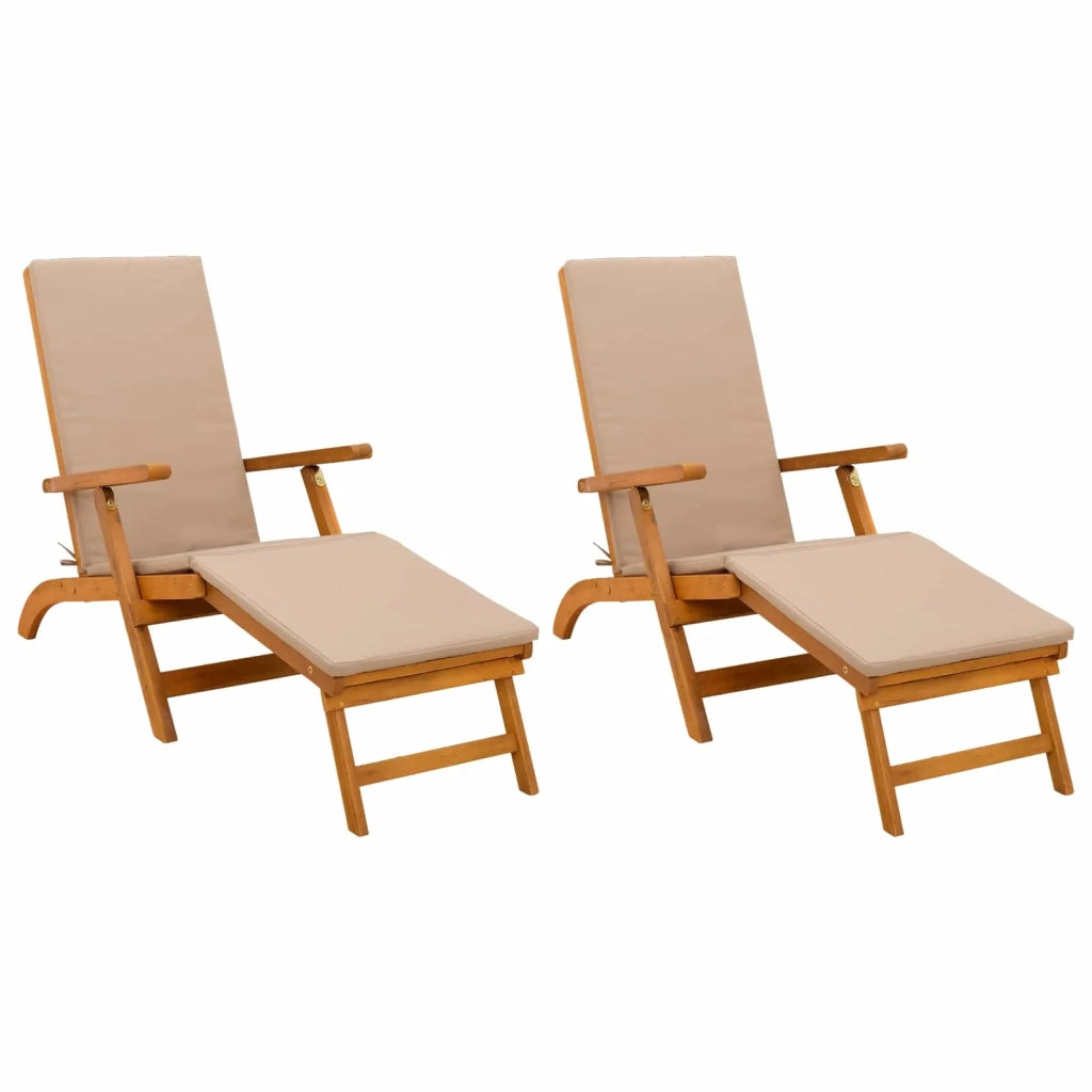 Lettino prendisole reclinabile e pieghevole 2 pcs 42025010