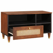Mobile TV | Armadietto TV | Mobile Porta TV Marrone 80 x 33,5 x 46 cm Legno di mango massello