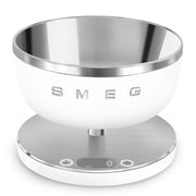 Smeg ksc01whmww bilancia da cucina digitale bianco, opaca estetica collezione
