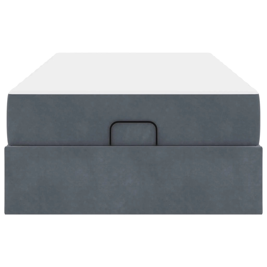Struttura letto con materasso 2 pcs Grigio Sfumato Velluto