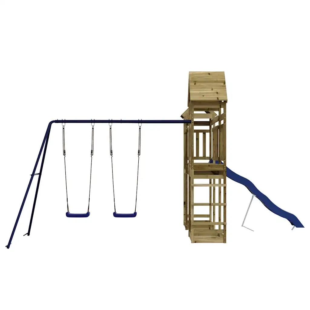 Set da Gioco da Esterno in Legno di Pino Impregnato 3156969