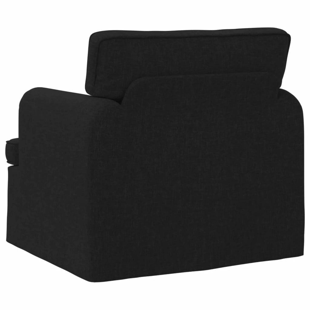 Divano Nero 84 x 80 x 85 cm Tessuto