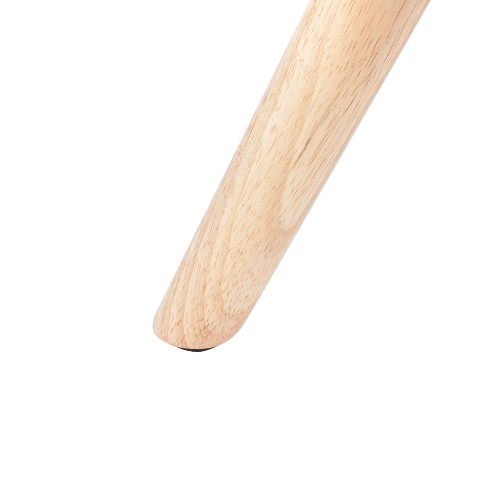 Poltrona per bambini con gambe in legno Rosa pastello cemeretta
